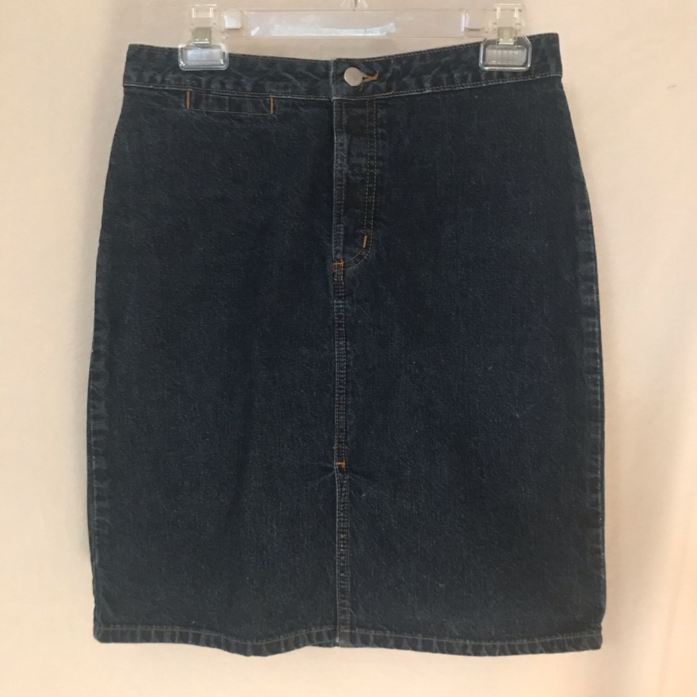 Gap denim knee length skirt